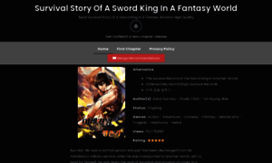 Swordkingstory.com thumbnail