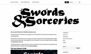 Swordsandsorceries.com thumbnail