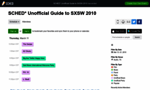 Sxsw2010.sched.org thumbnail