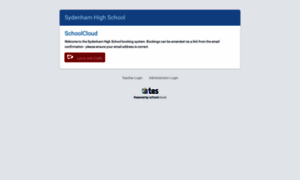 Sydenhamhs.schoolcloud.co.uk thumbnail