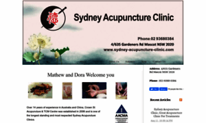 Sydney-acupuncture-clinic.com thumbnail