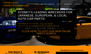 Sydneyautodismantlers.com.au thumbnail