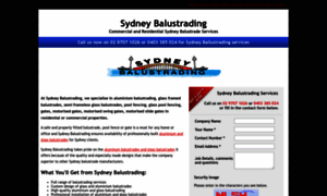 Sydneybalustrading.com.au thumbnail
