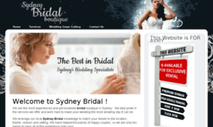 Sydneybridal.org thumbnail