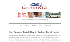 Sydneychartersrus.com thumbnail