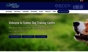 Sydneydogtraining.com.au thumbnail
