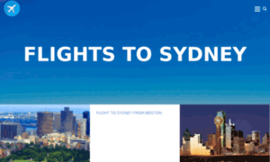 Sydneyflights.info thumbnail