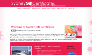 Sydneygiftcertificates.com.au thumbnail