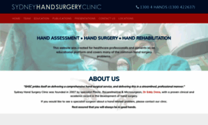 Sydneyhandsurgeryclinic.com.au thumbnail