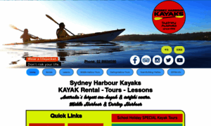 Sydneyharbourkayaks.com.au thumbnail