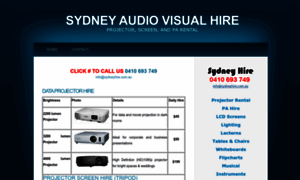 Sydneyhire.com.au thumbnail