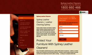 Sydneyleathercleaners.com.au thumbnail