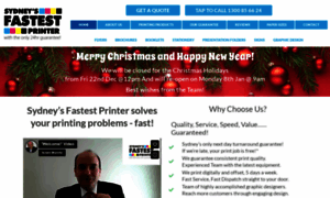 Sydneysfastestprinter.com.au thumbnail