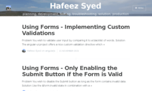 Syed-hafeez.com thumbnail