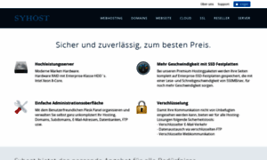 Syhost.de thumbnail