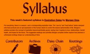 Syllabusproject.org thumbnail