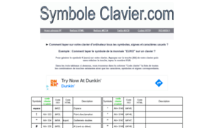 Symbole-clavier.com thumbnail