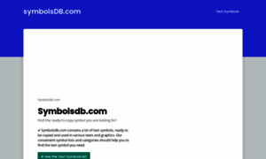 Symbolsdb.com thumbnail