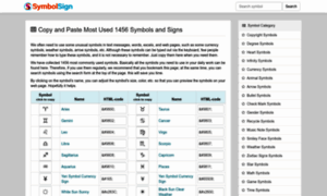 Symbolsign.com thumbnail