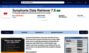 Symphonie-data-retriever.software.informer.com thumbnail