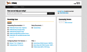 Synaq.freshdesk.com thumbnail