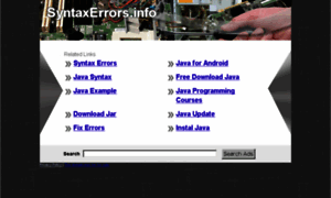 Syntaxerrors.info thumbnail