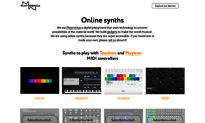 Synth.playtronica.com thumbnail