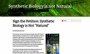 Syntheticisnotnatural.com thumbnail