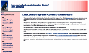 Sysadmin.miniconf.org thumbnail