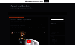 Sysadminramblings.wordpress.com thumbnail