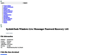 Sysinfotools-windows-live-messenger-password-recovery.iwdownload.com thumbnail