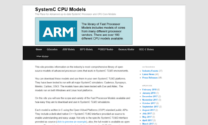 Systemc-cpu-models.org thumbnail