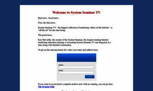 Systemseminartv.com thumbnail
