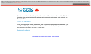 Systemsensor.ca thumbnail