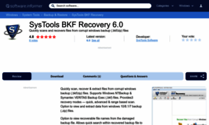 Systools-bkf-recovery.software.informer.com thumbnail