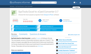 Systools-excel-to-vcard-converter.software.informer.com thumbnail