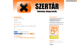 Szertar.blog.hu thumbnail