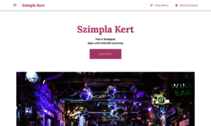 Szimplakert.business.site thumbnail