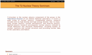 T16web.lanl.gov thumbnail