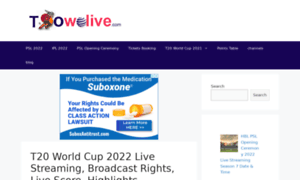 T20wc2016.com thumbnail