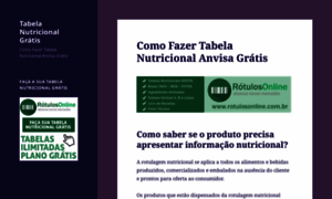 Tabelanutricionalgratis.com.br thumbnail