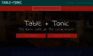 Tableandtonic.com thumbnail