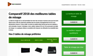 Tabledemixage.info thumbnail