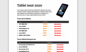 Tablet-teszt.eu thumbnail