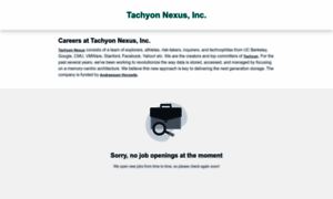 Tachyonnexus.workable.com thumbnail