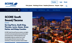Tacoma.score.org thumbnail