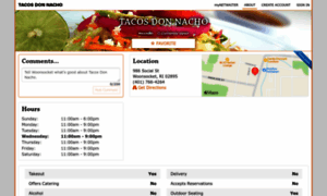 Tacosdonnacho.netwaiter.com thumbnail