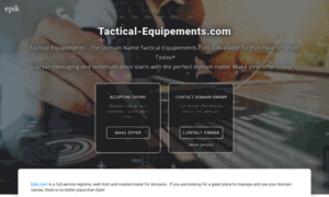 Tactical-equipements.com thumbnail