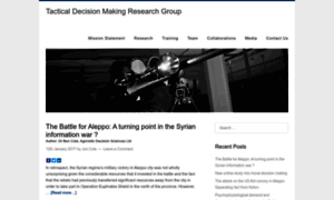 Tacticaldecisionmaking.org thumbnail