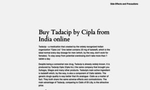 Tadacipbycipla.com thumbnail